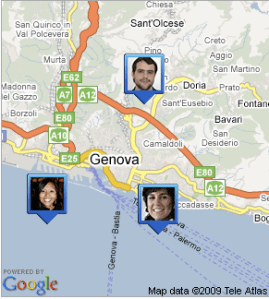 Google Latitude screenshot